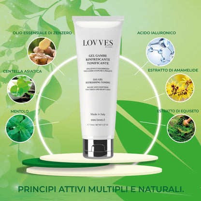 Gel para Pernas Refrescante Tonificante