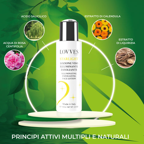 Loção Facial Esfoliante Iluminadora, Starlight