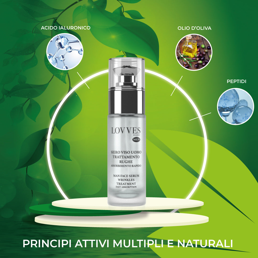 Sérum Facial Masculino para Tratamento de Rugas
